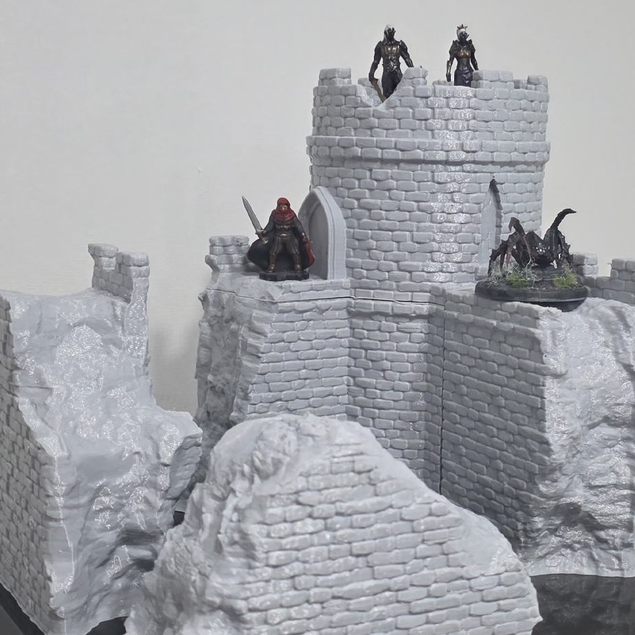 Unpainted Castle Walls